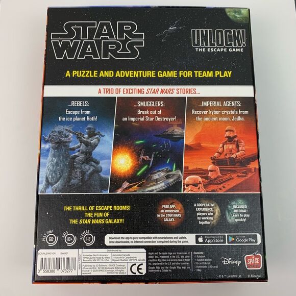 Star Wars UNLOCK! The Escape Game Cooperative games like new - Picture 4 of 7